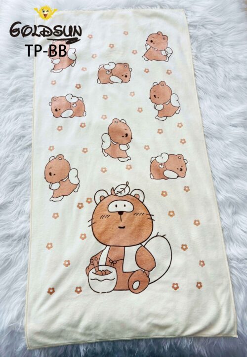 TOALLA MICROFIBRA BEBE CON DISEÑO 60X120 CM