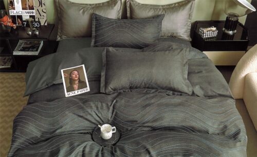 COBERTOR TELA CON TELA ACOLCHADO 5 PIEZAS PREMIUM