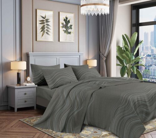 COBERTOR TELA CON TELA ACOLCHADO 5 PIEZAS PREMIUM