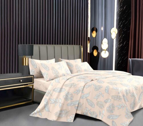 COBERTOR TELA CON TELA ACOLCHADO 5 PIEZAS PREMIUM