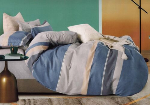 COBERTOR TELA CON TELA ACOLCHADO 5 PIEZAS PREMIUM