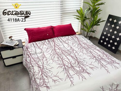 COBERTOR TELA CON TELA ACOLCHADO 5 PIEZAS PREMIUM