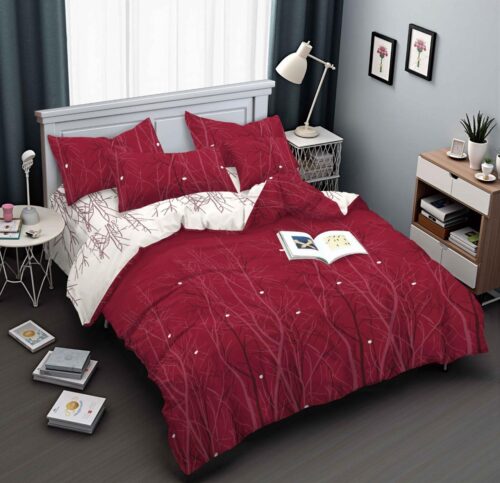 COBERTOR TELA CON TELA ACOLCHADO 5 PIEZAS PREMIUM