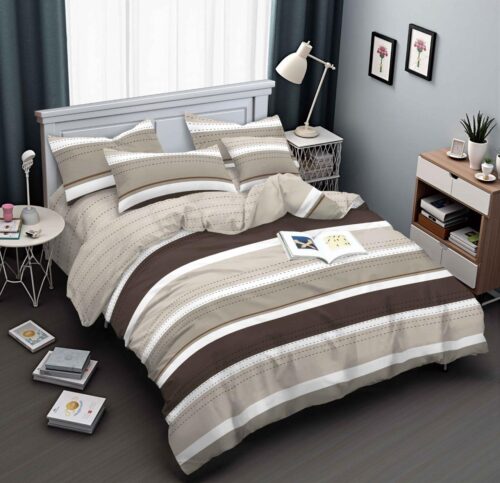 COBERTOR TELA CON TELA ACOLCHADO 5 PIEZAS PREMIUM