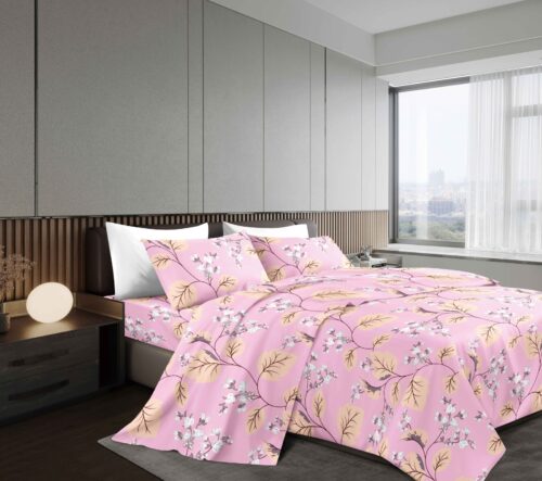 SET DE SÁBANAS 4 PIEZAS ESTAMPADA