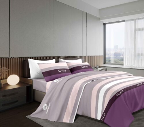 SET DE SÁBANAS 4 PIEZAS ESTAMPADA