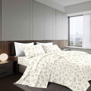 SET DE SÁBANAS 4 PIEZAS ESTAMPADA