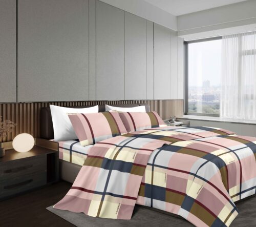 SET DE SÁBANAS 4 PIEZAS ESTAMPADA