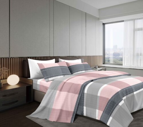 SET DE SÁBANAS 4 PIEZAS ESTAMPADA