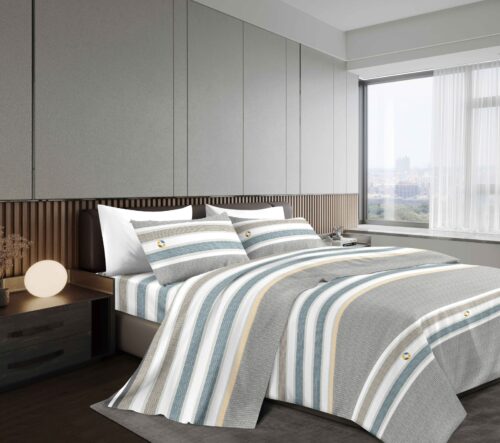 SET DE SÁBANAS 4 PIEZAS ESTAMPADA