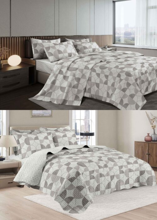 SET EDREDÓN DE VERANO 7 PIEZAS 2 PLAZAS