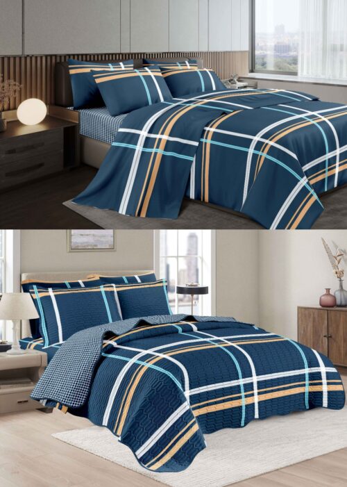 SET EDREDÓN DE VERANO 7 PIEZAS 2 PLAZAS