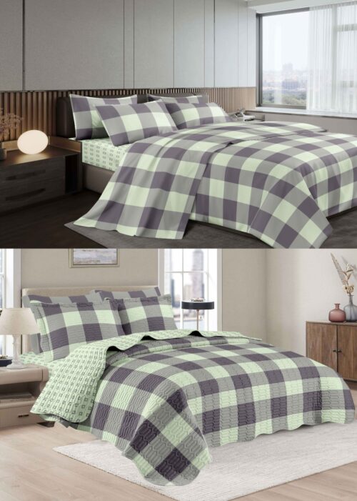 SET EDREDÓN DE VERANO 7 PIEZAS 2 PLAZAS