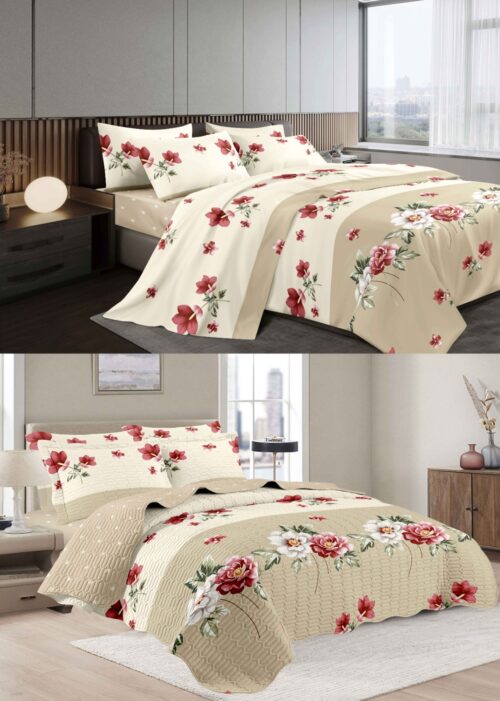 SET EDREDÓN DE VERANO 7 PIEZAS 2 PLAZAS