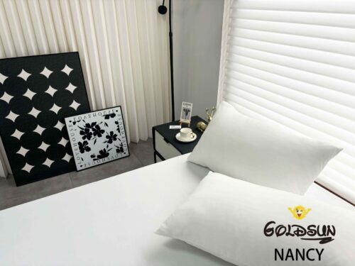 SET DE SÁBANAS 4 PIEZAS COLOR ENTERO BLANCAS