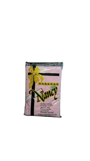 JUEGO DE SABANAS SET DE 4 PIEZAS NANCY ESTAMPADO