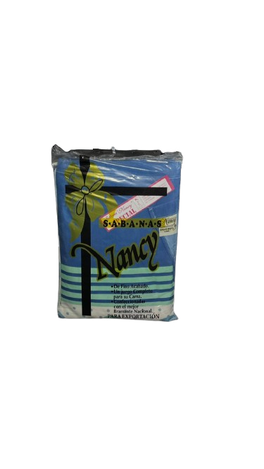 JUEGO DE SABANAS SET DE 4 PIEZAS NANCY ESTAMPADO