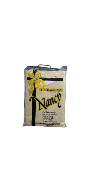 JUEGO DE SABANAS SET DE 4 PIEZAS NANCY ESTAMPADO