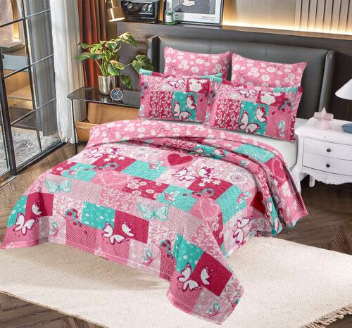 SET DE COBERTOR 7 PIEZAS  QUEEN