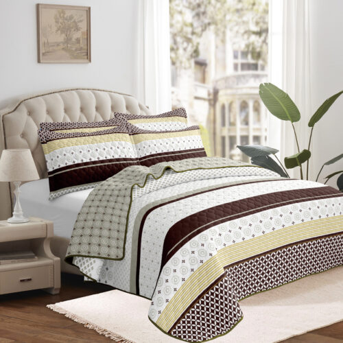 SET DE COBERTOR 7 PIEZAS  QUEEN