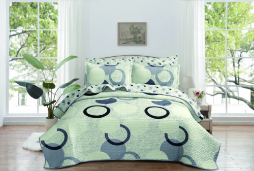 SET DE COBERTOR 7 PIEZAS  QUEEN