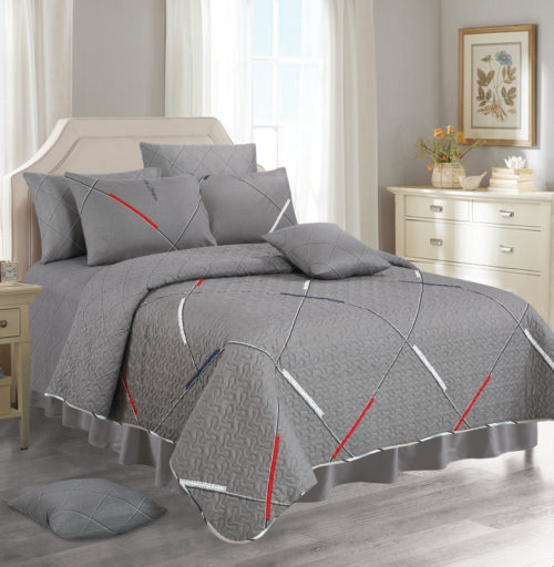 SET DE COBERTOR 7 PIEZAS  QUEEN