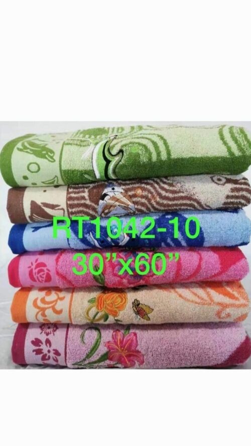 TOALLAS EN 100% ALGODON DIFERENTES MODELOS X DOCENA
