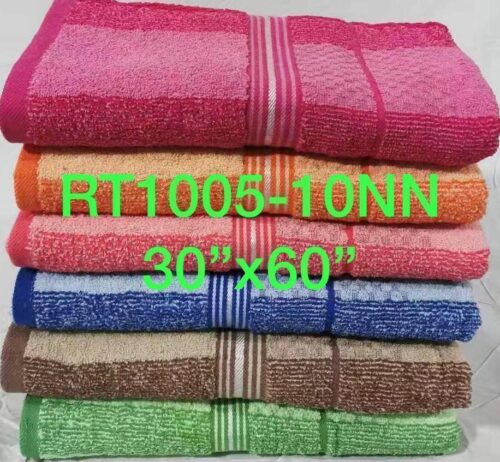 TOALLAS EN 100% ALGODON DIFERENTES MODELOS X DOCENA