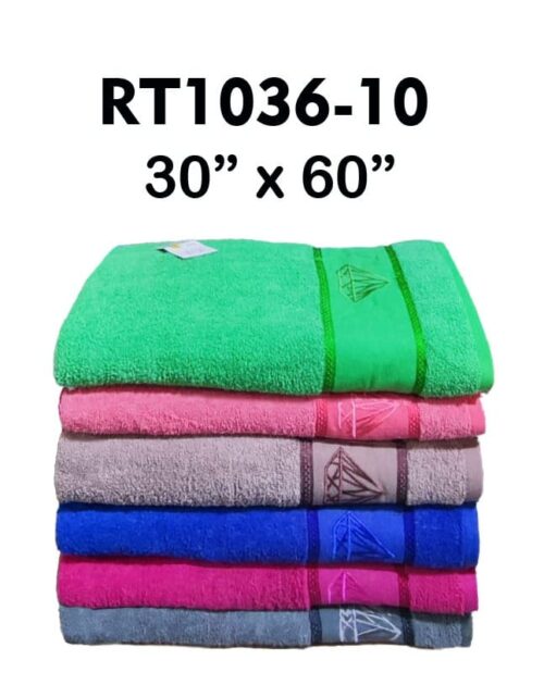 TOALLAS EN 100% ALGODON DIFERENTES MODELOS X DOCENA
