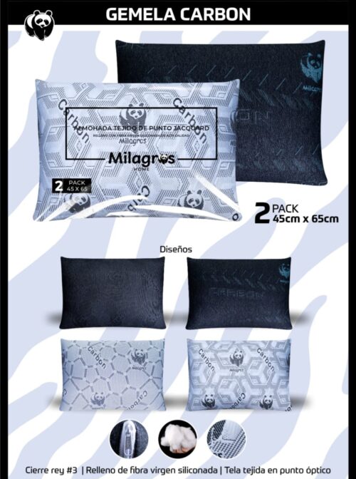 ALMOHADA GEMELAS (MILAGROS)