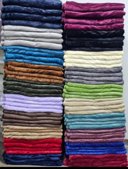 MANTA PIEL CON PIEL COLOR ENTERO